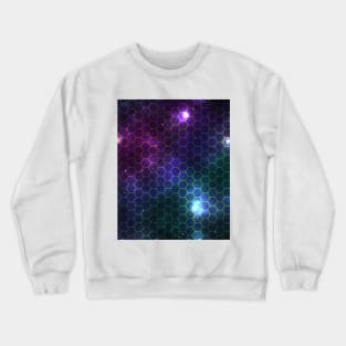 Geometric pattern space background Crewneck Sweatshirt